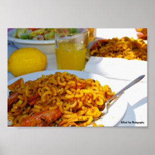 Poster Cenário da Cozinha Espanhola