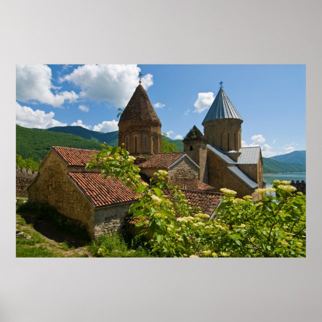 Póster Cenário da Fortaleza Ananuri (Frente)