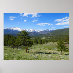 Poster Cenário da Vista da Montanha Rochosa