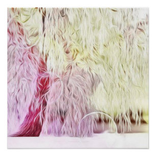 Póster Cenário de inverno com aquarela de árvores nevadas