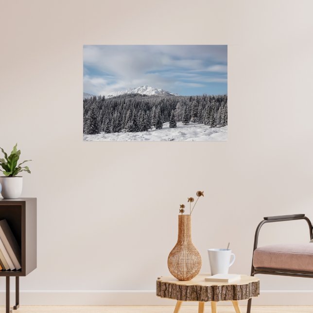 Poster Cenário de inverno deslumbrante (Sala de Estar 3)