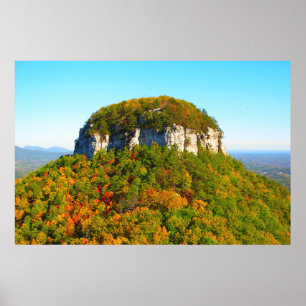 Poster Cenário de Montanha da Carolina do Norte