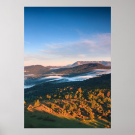 Poster Cenário de outono deslumbrante de Šilentabor, Eslo
