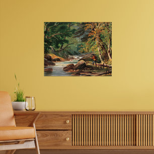 Poster Cenário de Vermont, O Córrego da Truta,