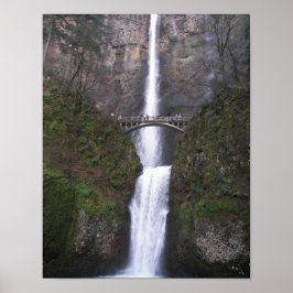 Poster Cenário Fotográfico de Multnomah Falls