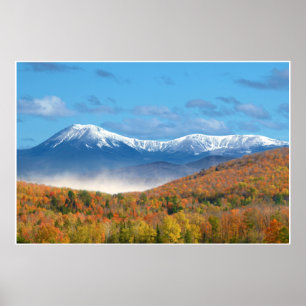 Poster Cenário fotográfico do Mt Katahdin