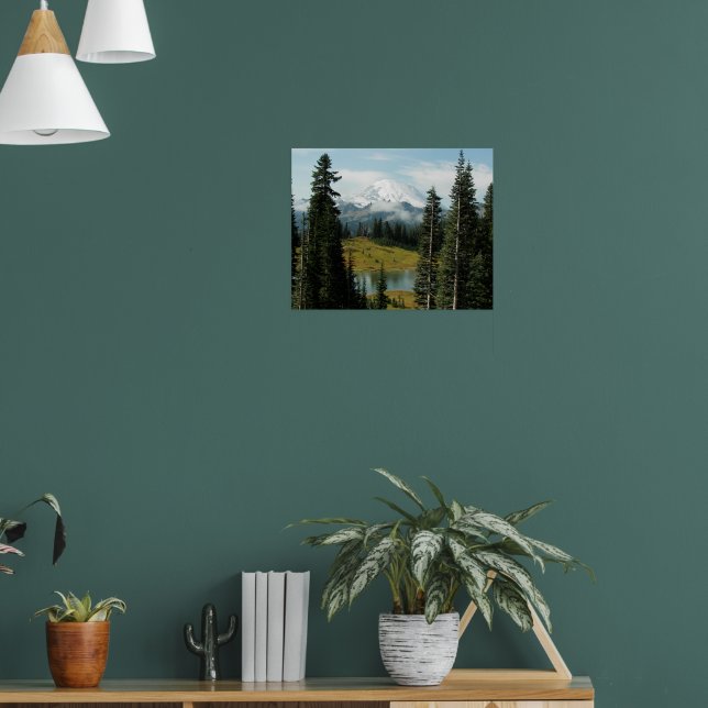 Póster Cenário Montanhoso Rainier Fotográfico (Sala de Estar 1)