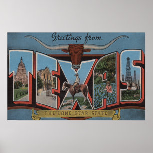 Póster Cenas 3 da letra de TexasLarge