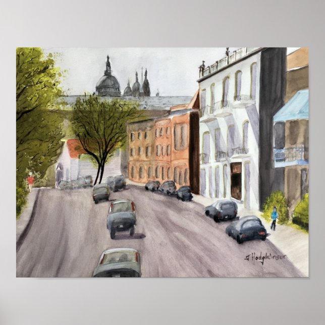 POSTER CENAS CANADIANAS: MONTREAL - COR DA ÁGUA (Frente)