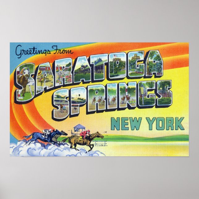 Póster Cenas com letras grandes - Saudações de 2 (Frente)