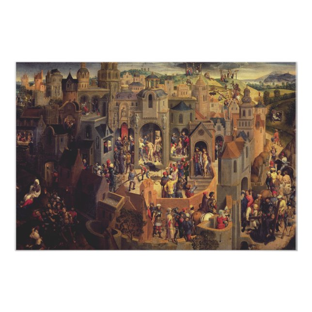 Póster Cenas da Crucificação do Cristo (Frente)