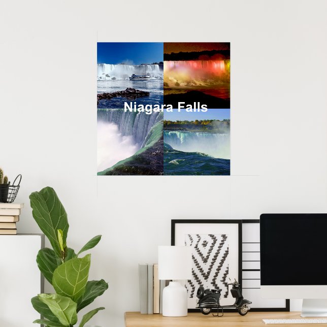 Póster Cenas de Niagara Falls Nova York (Escritório em casa)