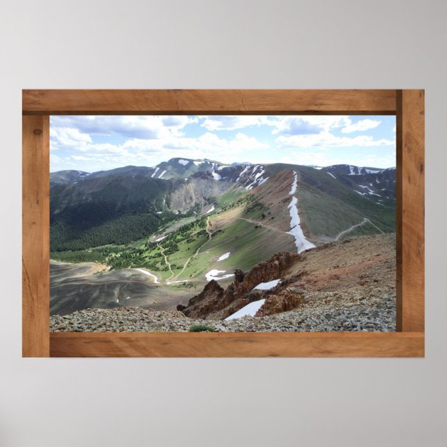 Poster Cênico Red Cone Colorado (Frente)