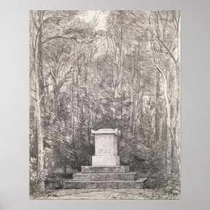 Póster Cenotaph ao senhor Joshua Reynolds em Coleorton
