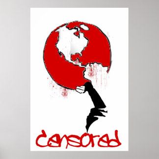 Póster Censura mundial