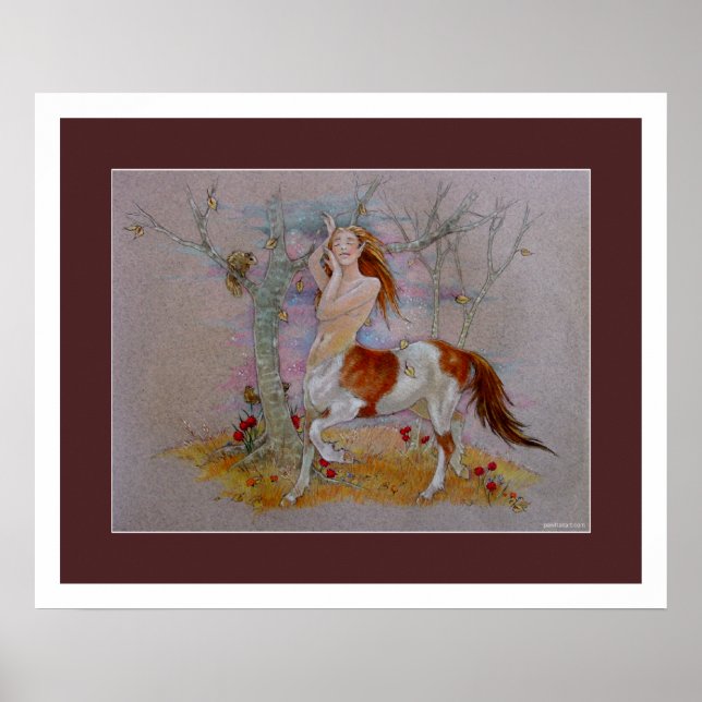 Póster Centauro - Dança do outono (Frente)