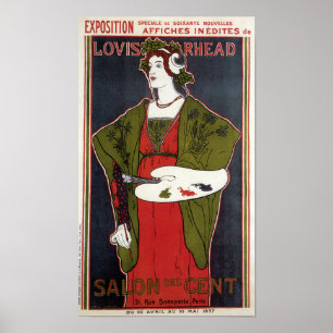 Poster Centavo do DES do salão de beleza do ~ de Louis