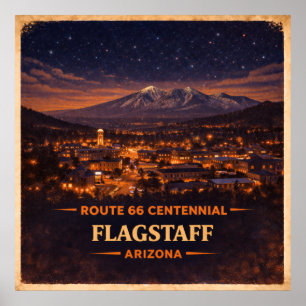 Poster Centenário de Flagstaff Arizona