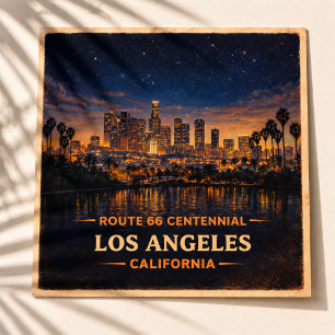 Poster Centenário de Los Angeles Califórnia