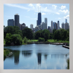 Poster Center de Chicago John Hancock