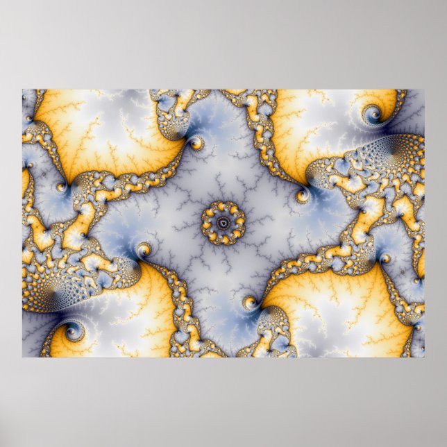 Póster Central - Arte Fractal (Frente)