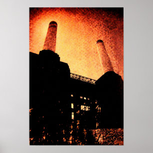 Póster Central eléctrica de Battersea