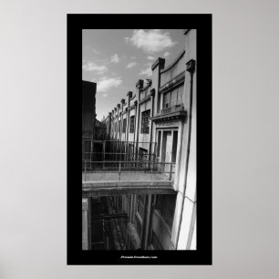 Póster Central eléctrica velha