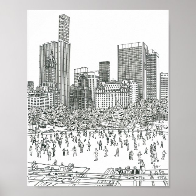 Poster Central Park (Frente)