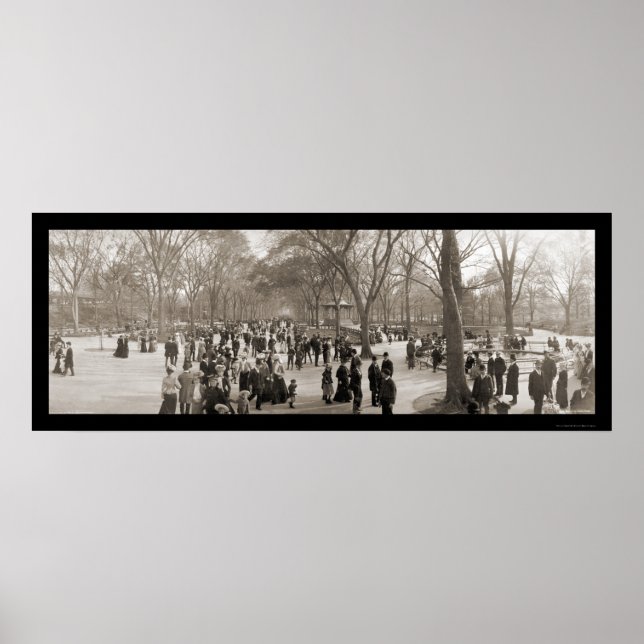 Póster Central Park NY Foto 1902 (Frente)
