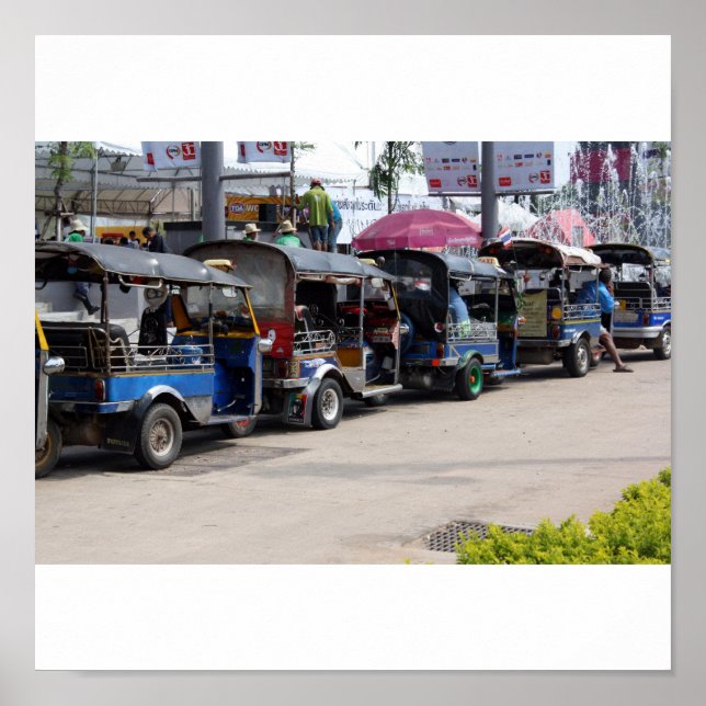 Póster Central Plaza Tuk Tuks (Frente)
