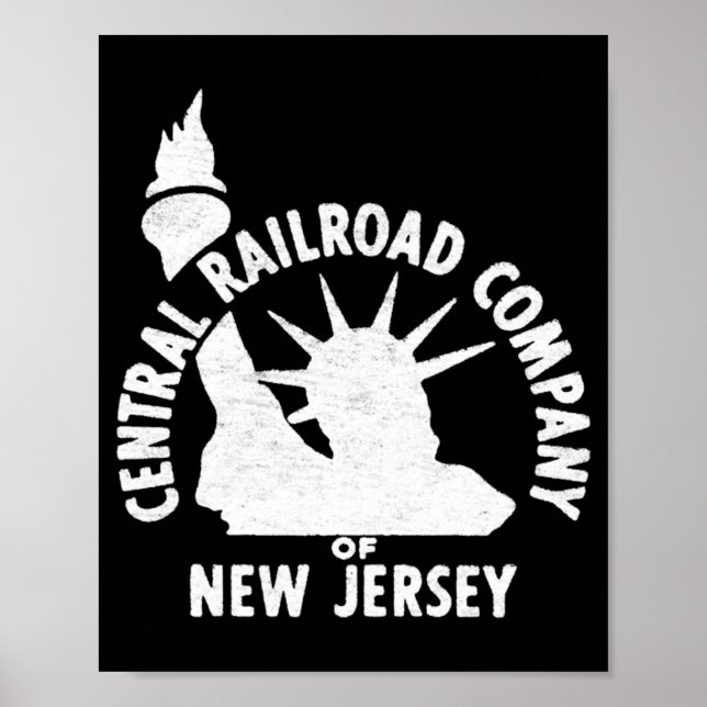 Poster Central Railroad Of New Jersey  (Frente)