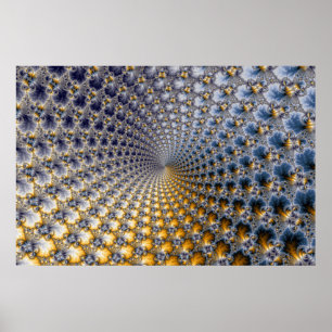 Póster Centrifractality - arte do Fractal