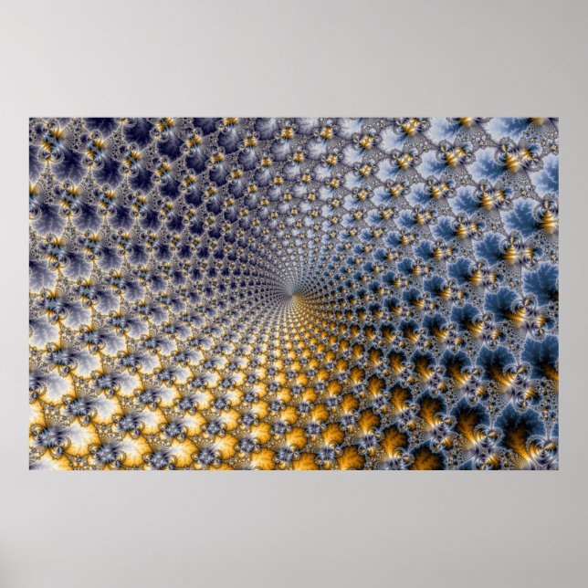 Póster Centrifratura - Arte Fractal (Frente)