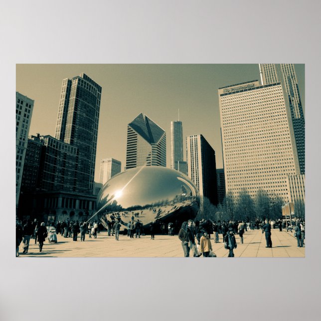 Poster Centro Chicago (Frente)