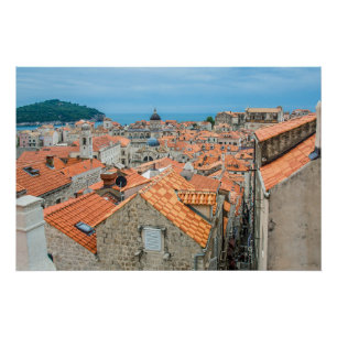 Póster Centro da cidade de Dubrovnik