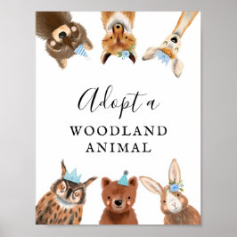 Poster Centro de Adoção | Sinal de Festa de aniversário d