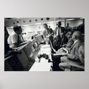 Poster Centro de Controle de Missão Apollo 13
