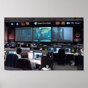 Póster Centro de Controle de Missão (STS-110)