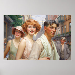 Poster Centro de vagas de tríade poliamorosa