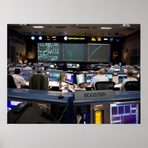 Póster Centro do controlo da missão