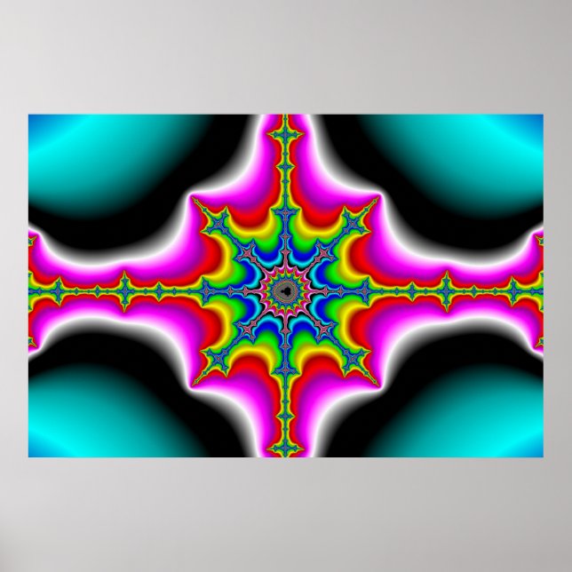 Póster Centro do Morto Superior - Fractal (Frente)