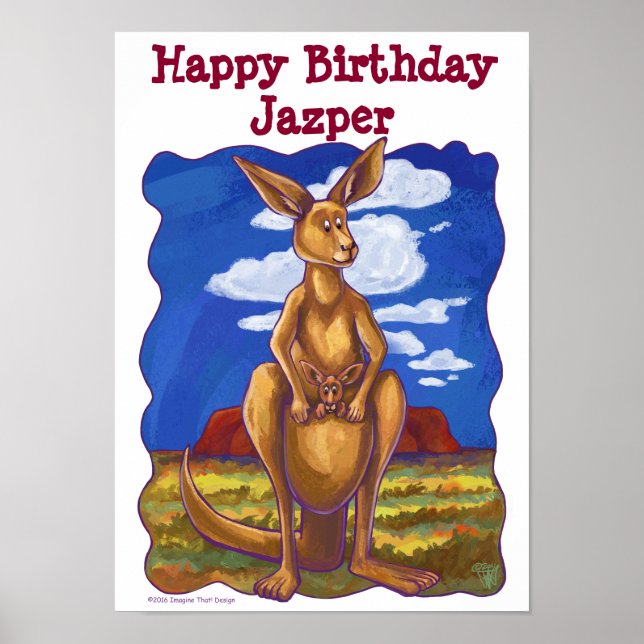 Poster Centro do Partido Kangaroo (Frente)