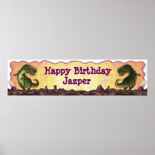 Póster Centro do Partido Tyrannosaurus