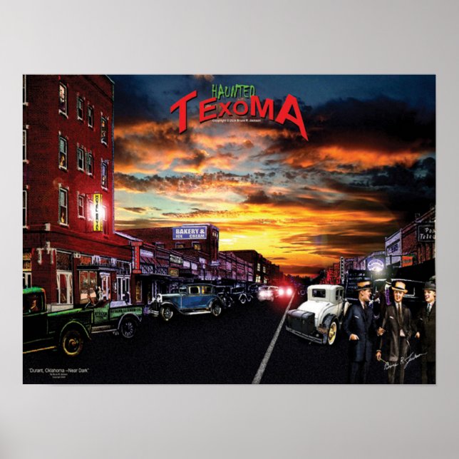 Poster Centro Durant, Oklahoma Haunted Texoma (Frente)