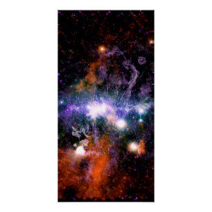 Póster Centro Galáctico da Via Láctea em Raios-X Hubble