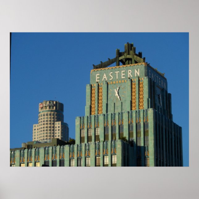 Póster Centro Los Angeles (Frente)