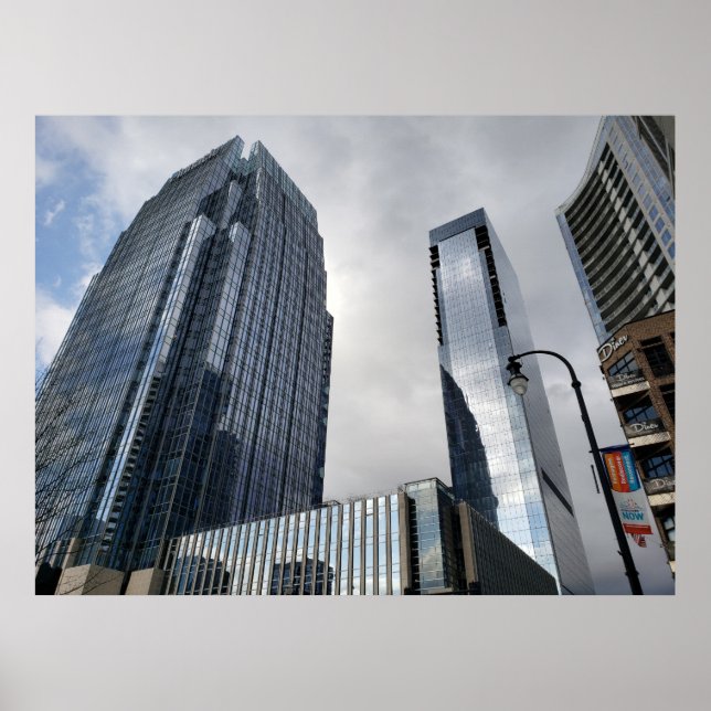 Poster Centro Nashville, Tennessee (Frente)