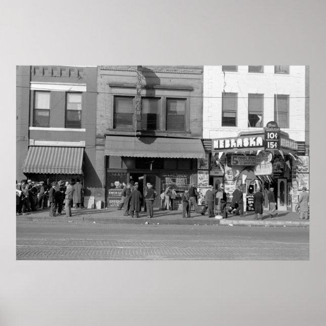 Póster Centro Omaha Hobo: 1938 (Frente)