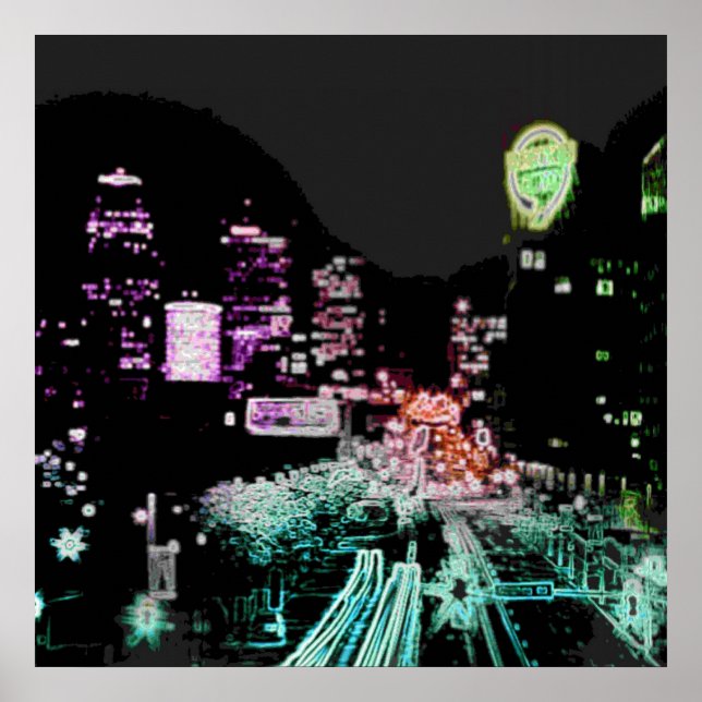 Póster Centro Psicedélico Kansas City (Frente)