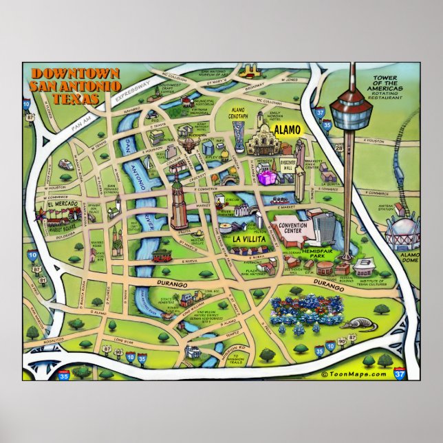 Poster Centro San Antonio (Frente)